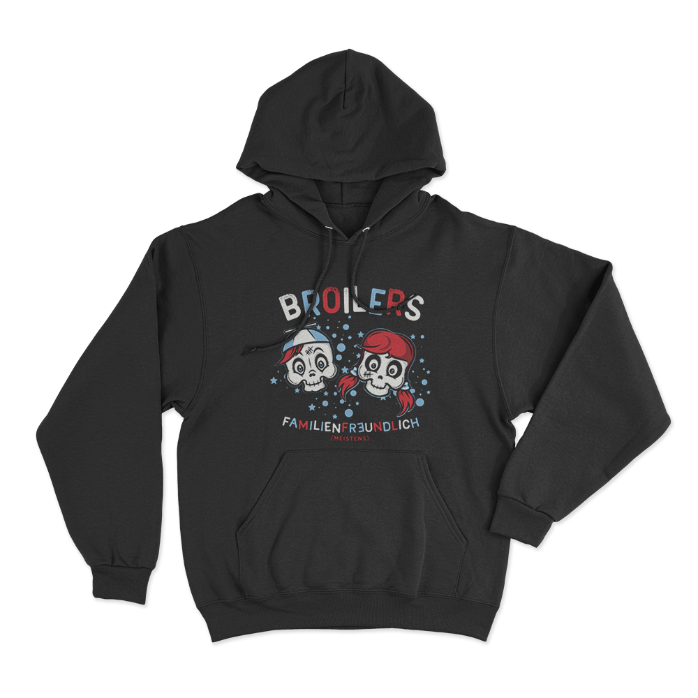Broilers Familienfreundlich Unisex Hoodie Black Broilers Familienfreundlich Unisex Hoodie Black