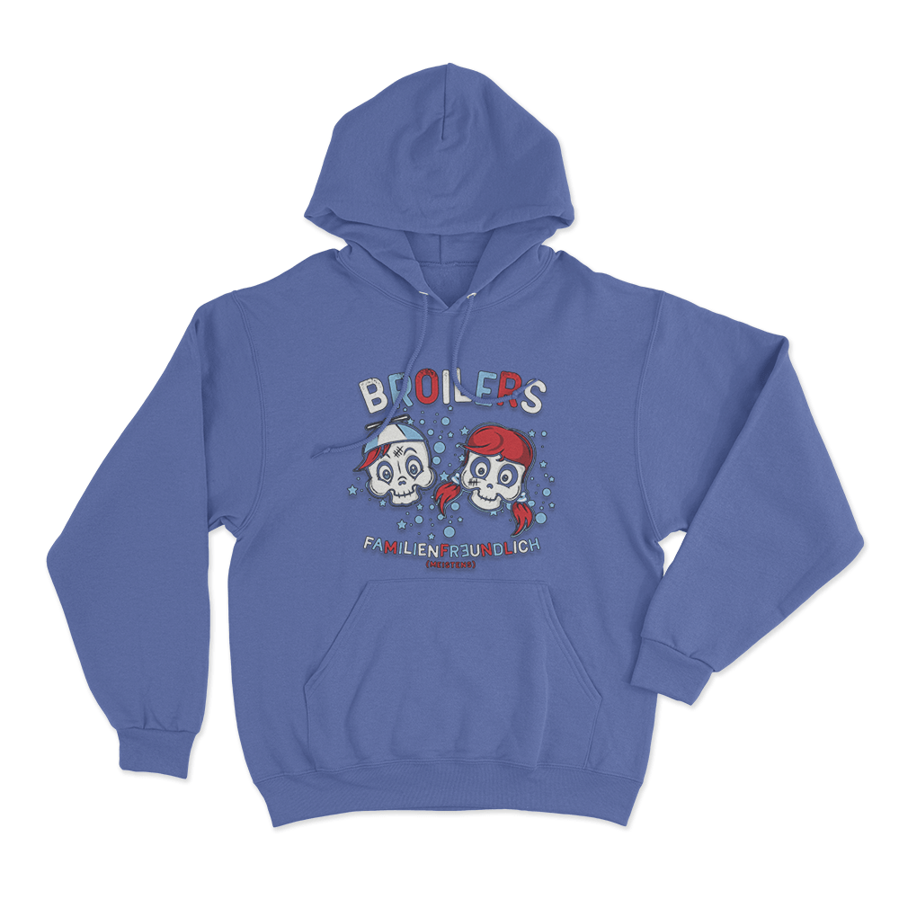 Broilers Familienfreundlich Unisex Hoodie Blue Broilers Familienfreundlich Unisex Hoodie Blue