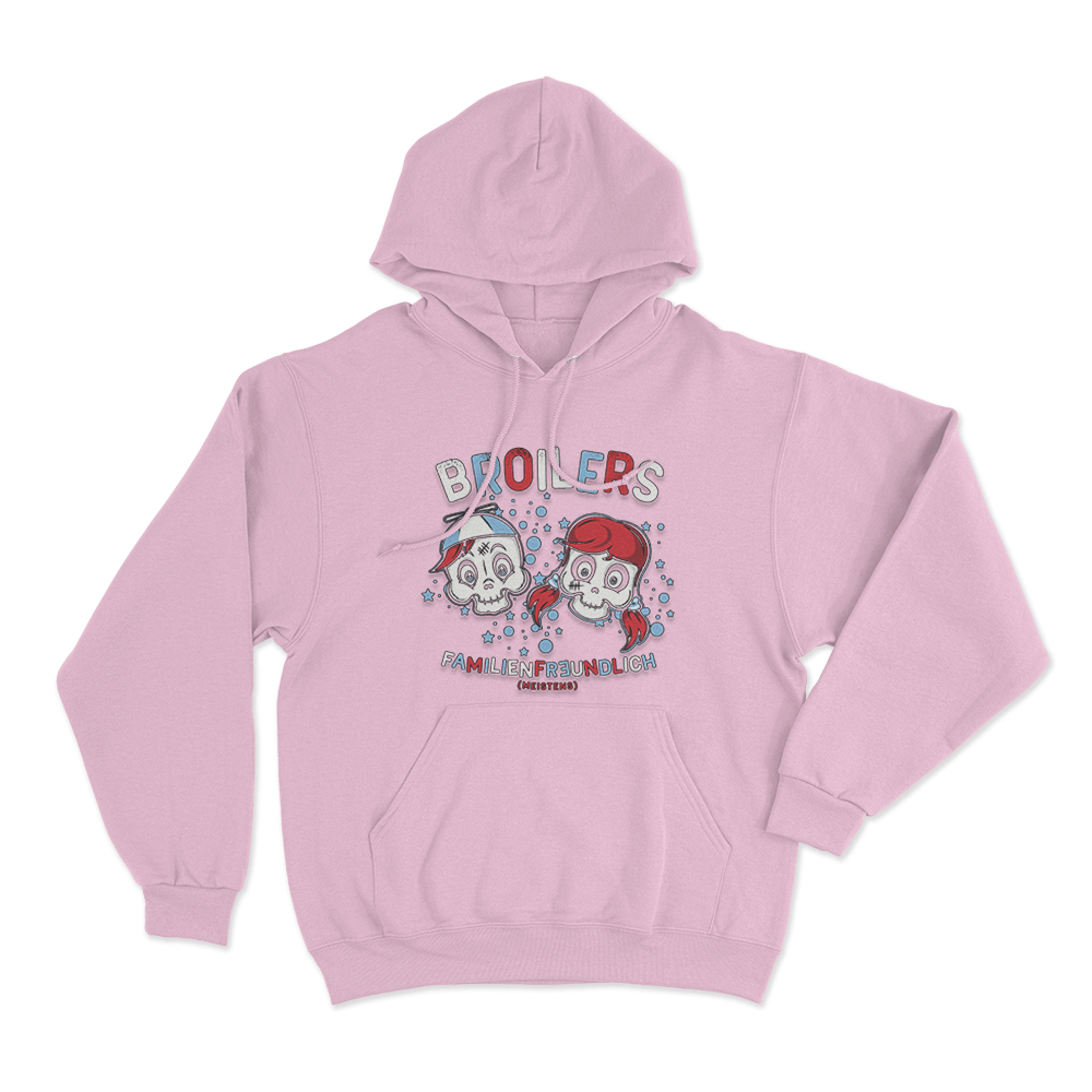 Broilers Familienfreundlich Unisex Hoodie Pink Broilers Familienfreundlich Unisex Hoodie Pink