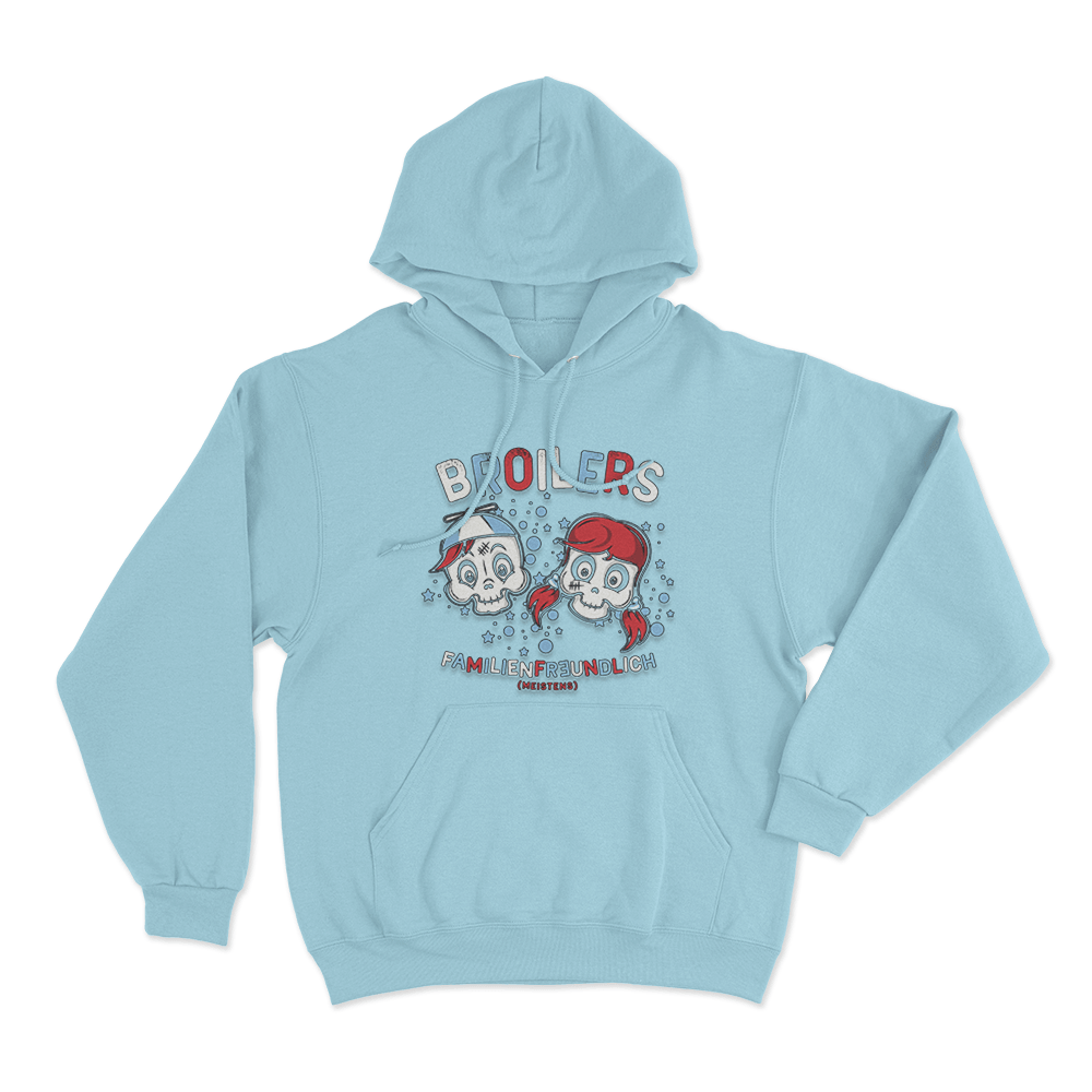 Broilers Familienfreundlich Unisex Hoodie Sky Blue Broilers Familienfreundlich Unisex Hoodie Sky Blue
