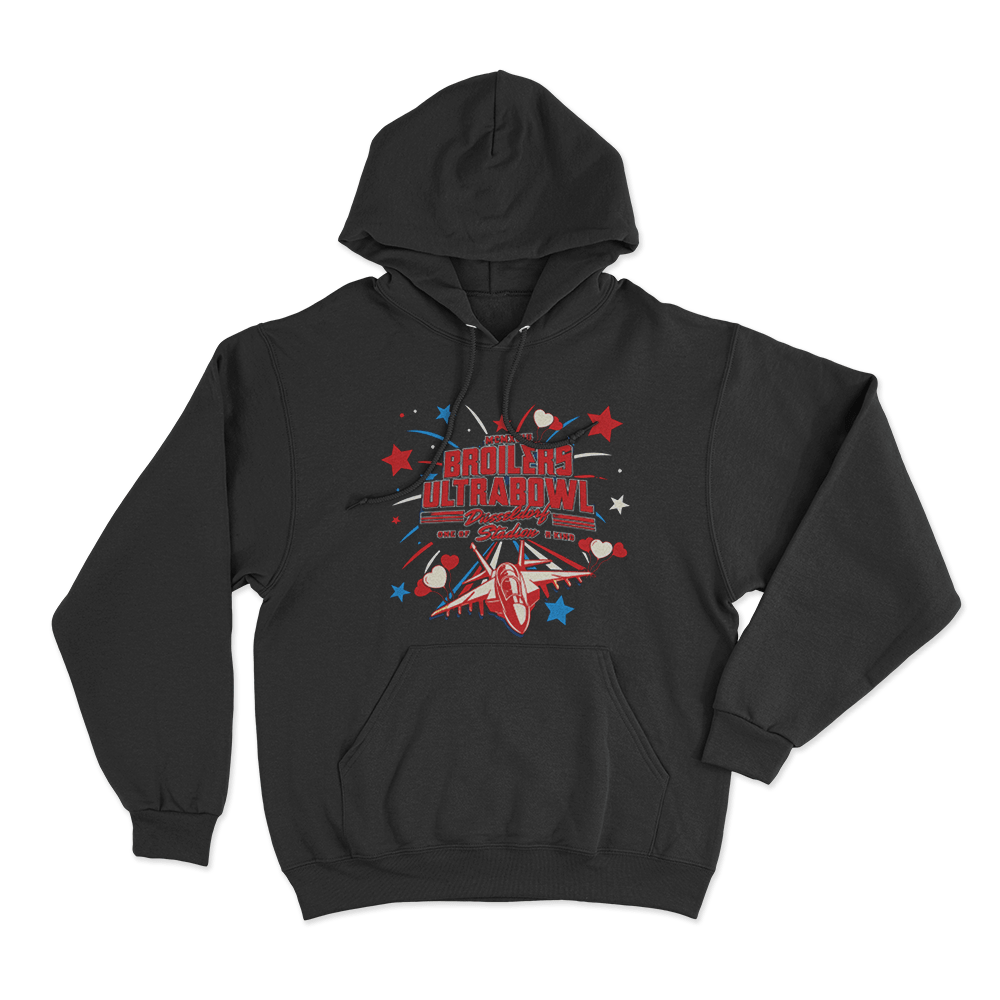Broilers Ultrabowl Düsseldorf Stadium Unisex Hoodie Black Broilers Ultrabowl Dusseldorf Stadium Unisex Hoodie Black