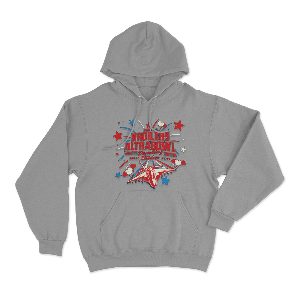 Broilers Ultrabowl Düsseldorf Stadium Unisex Hoodie Grey Broilers Ultrabowl Dusseldorf Stadium Unisex Hoodie Grey