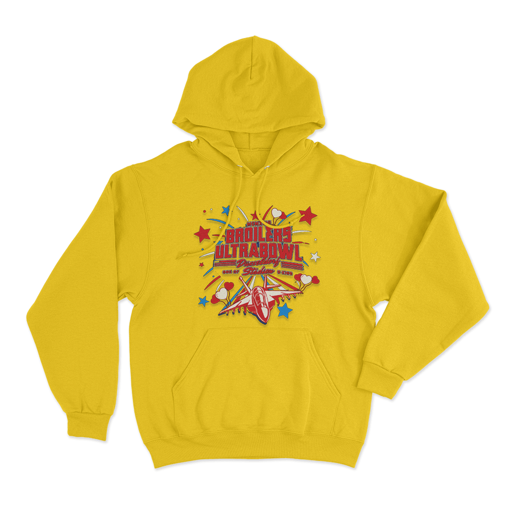 Broilers Ultrabowl Düsseldorf Stadium Unisex Hoodie Yellow Broilers Ultrabowl Dusseldorf Stadium Unisex Hoodie Yellow