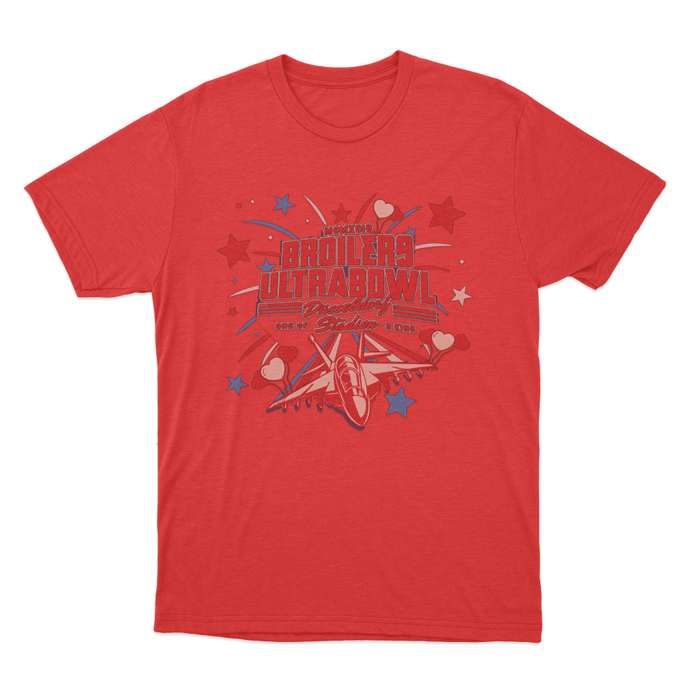 Broilers Ultrabowl Düsseldorf Stadium Unisex T Shirt Red Broilers Ultrabowl Dusseldorf Stadium Unisex T Shirt Red