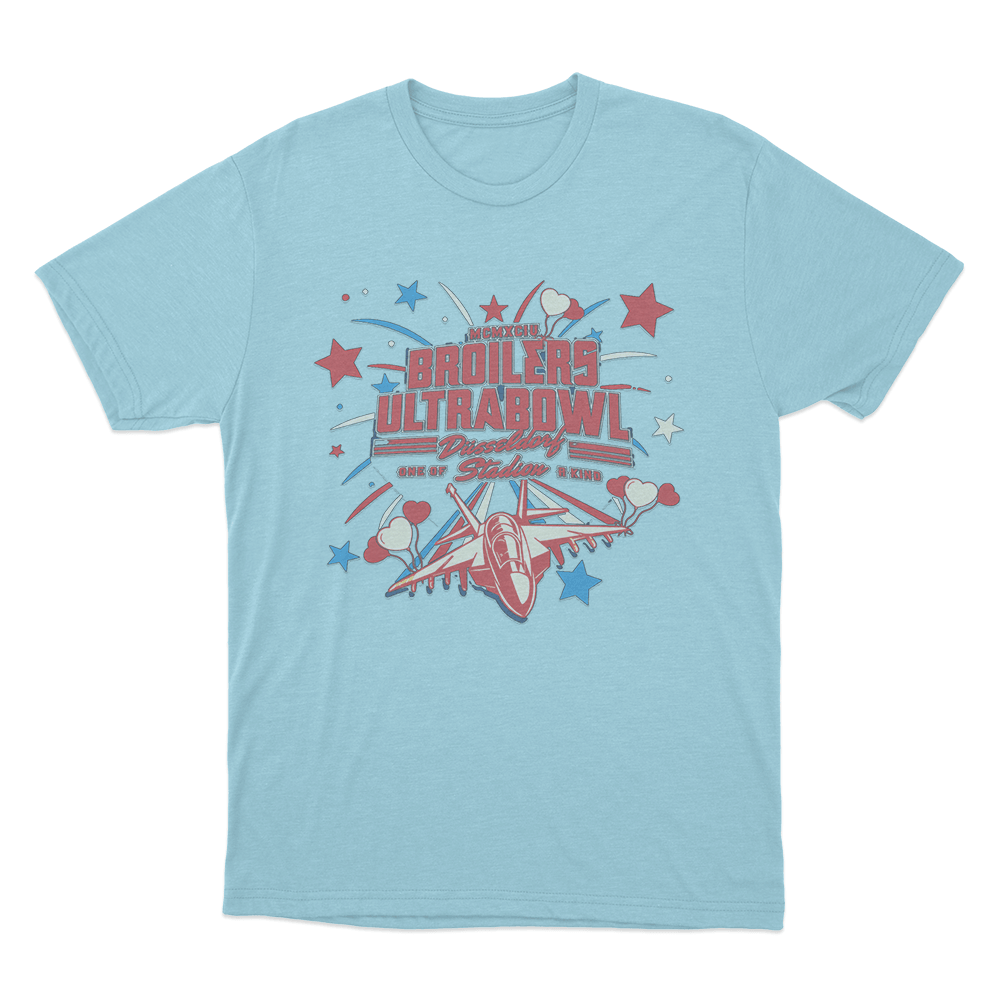 Broilers Ultrabowl Düsseldorf Stadium Unisex T Shirt Sky Blue Broilers Ultrabowl Dusseldorf Stadium Unisex T Shirt Sky Blue
