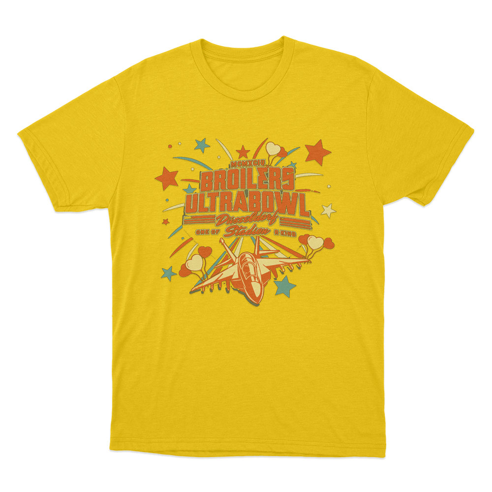 Broilers Ultrabowl Düsseldorf Stadium Unisex T Shirt Yellow Broilers Ultrabowl Dusseldorf Stadium Unisex T Shirt Yellow