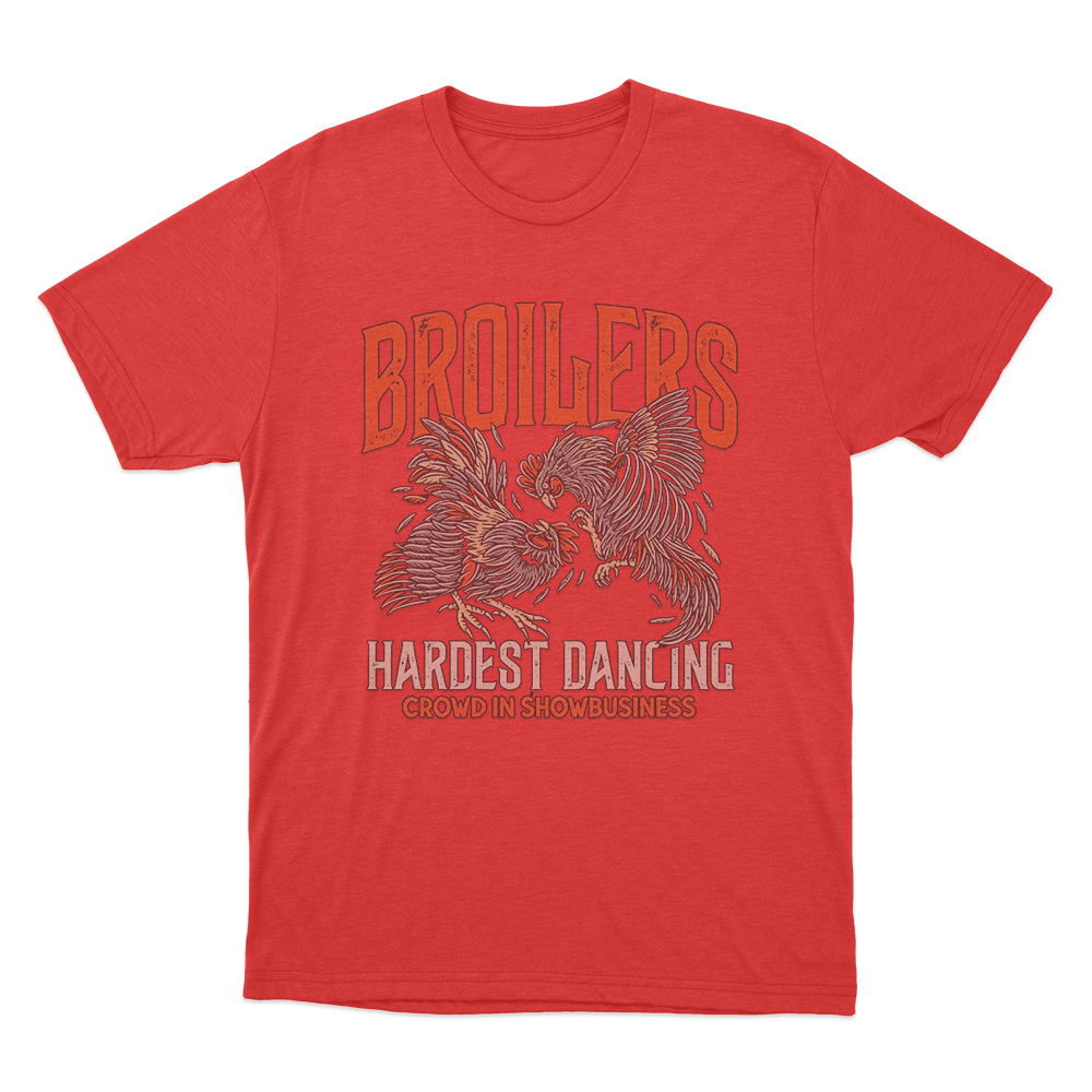 Hardest Dancing Unisex T Shirt Red Hardest Dancing Unisex T Shirt Red