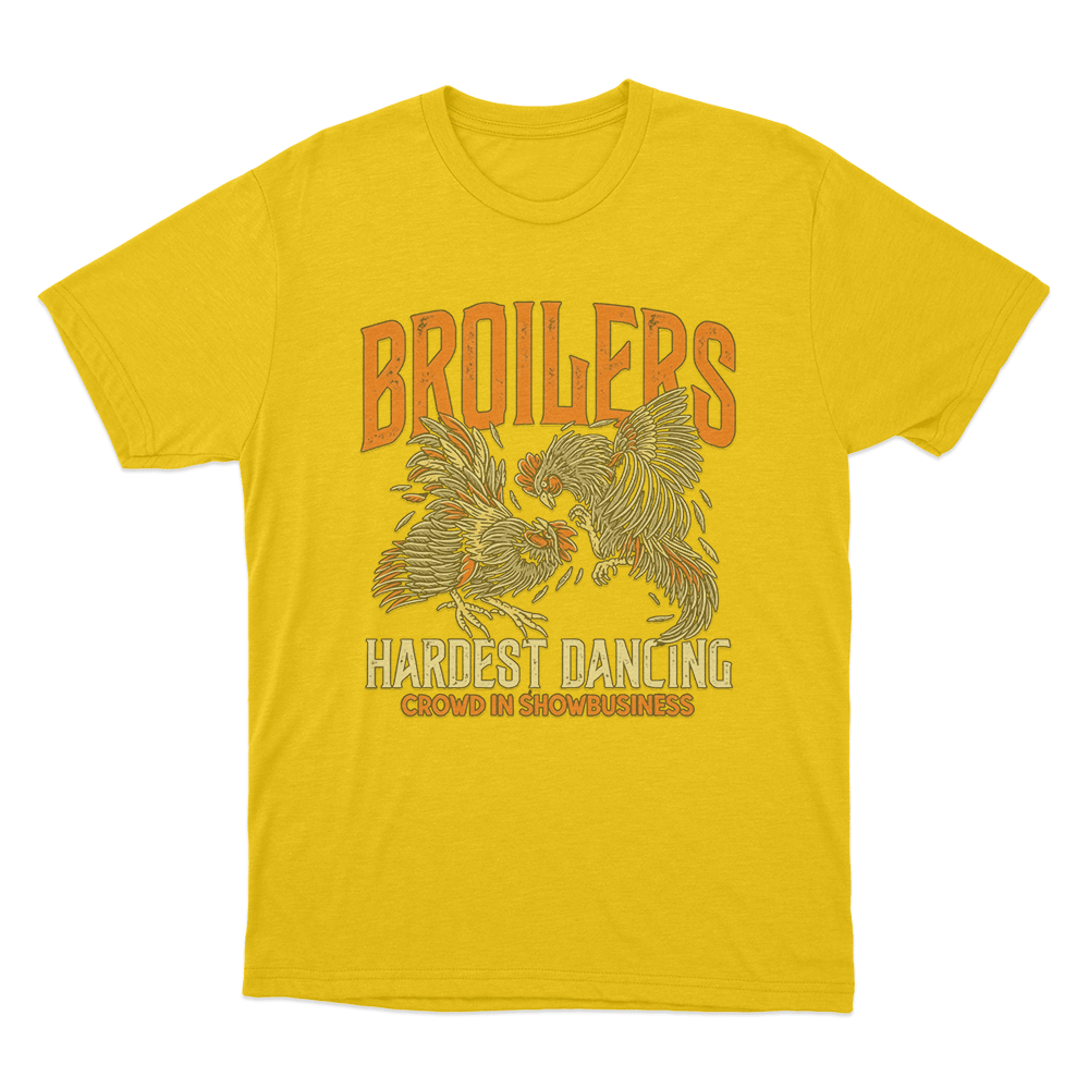 Hardest Dancing Unisex T Shirt Yellow Hardest Dancing Unisex T Shirt Yellow