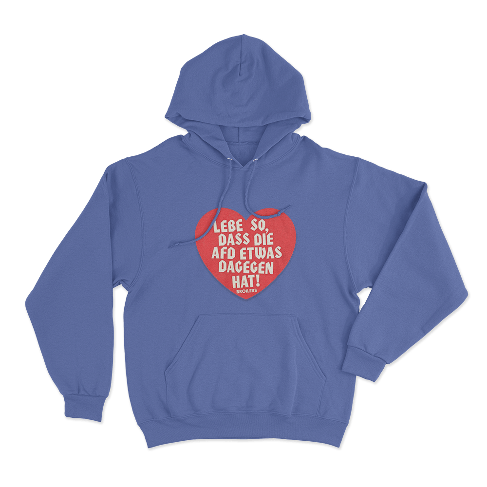 Lebe So Unisex Hoodie Blue Lebe So Unisex Hoodie Blue