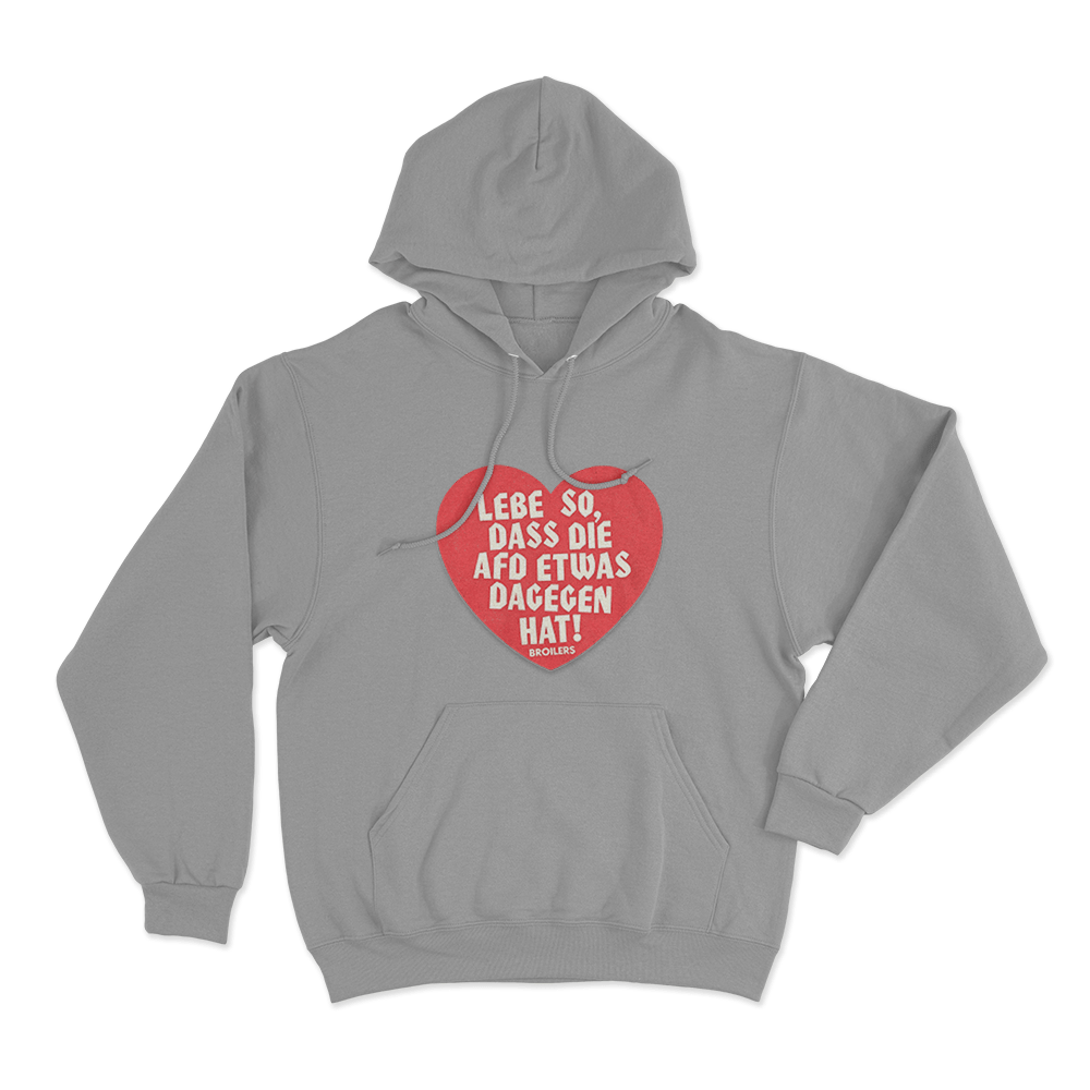 Lebe So Unisex Hoodie Grey Lebe So Unisex Hoodie Grey