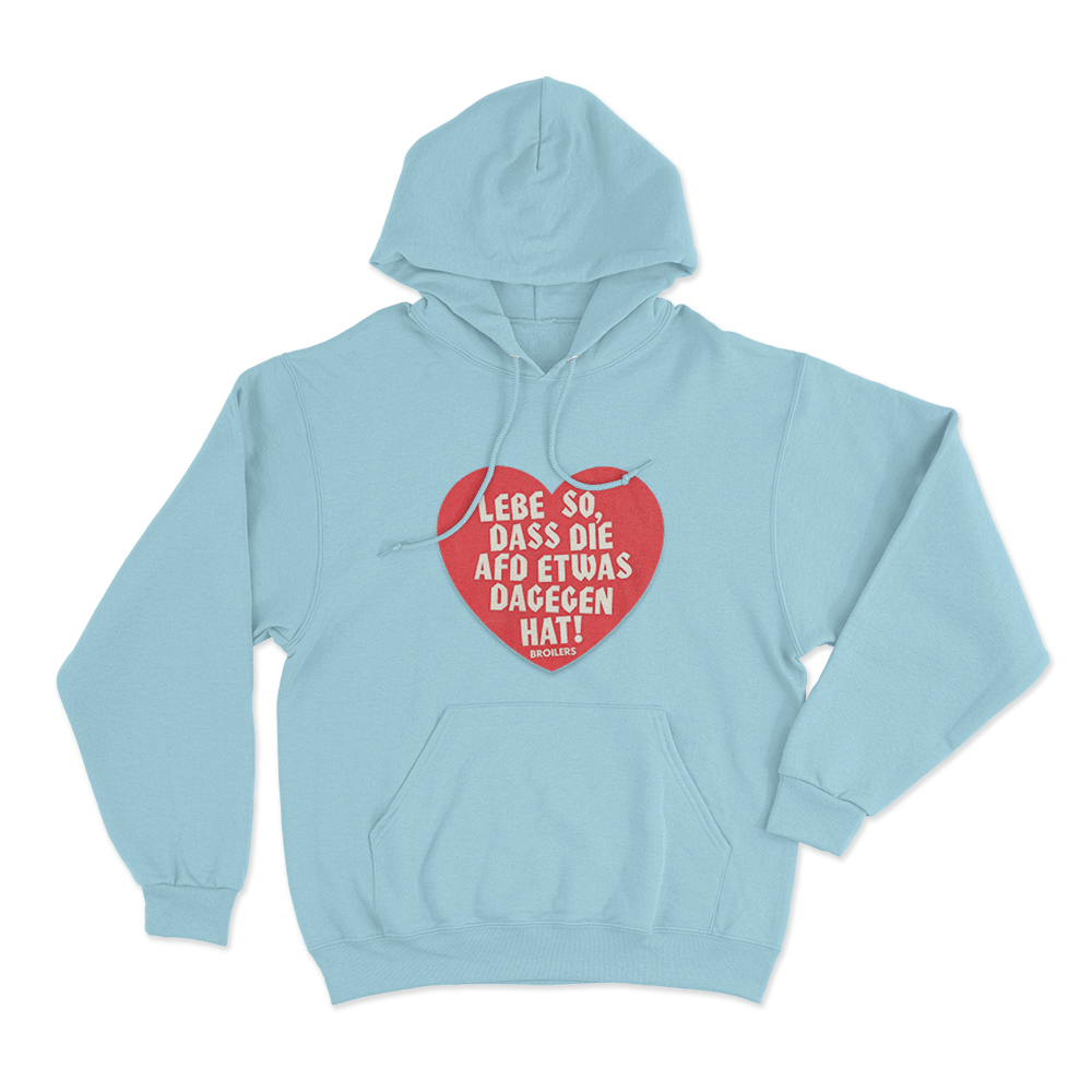 Lebe So Unisex Hoodie Sky Blue Lebe So Unisex Hoodie Sky Blue