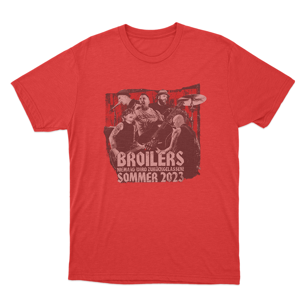 Niemand Wird Zurückgelassen Tour Unisex T Shirt Red Niemand Wird Zuruckgelassen Tour Unisex T Shirt Red