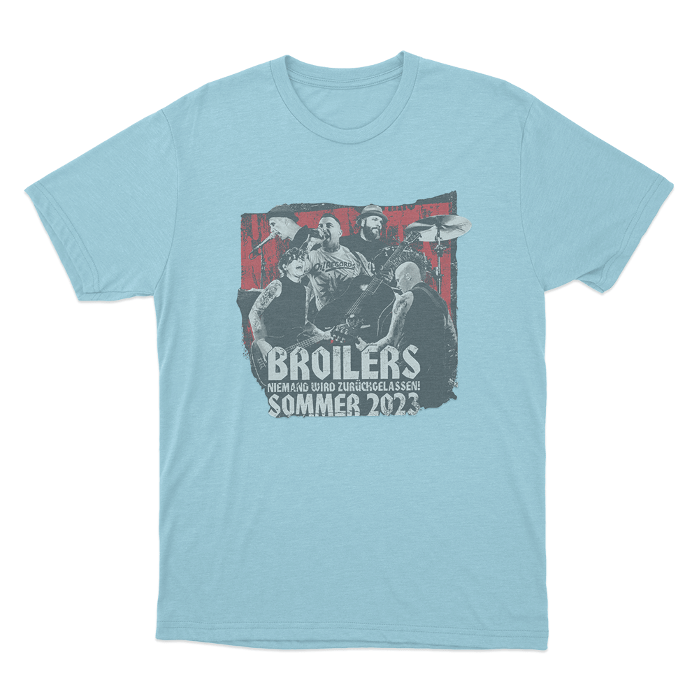 Niemand Wird Zurückgelassen Tour Unisex T Shirt Sky Blue Niemand Wird Zuruckgelassen Tour Unisex T Shirt Sky Blue