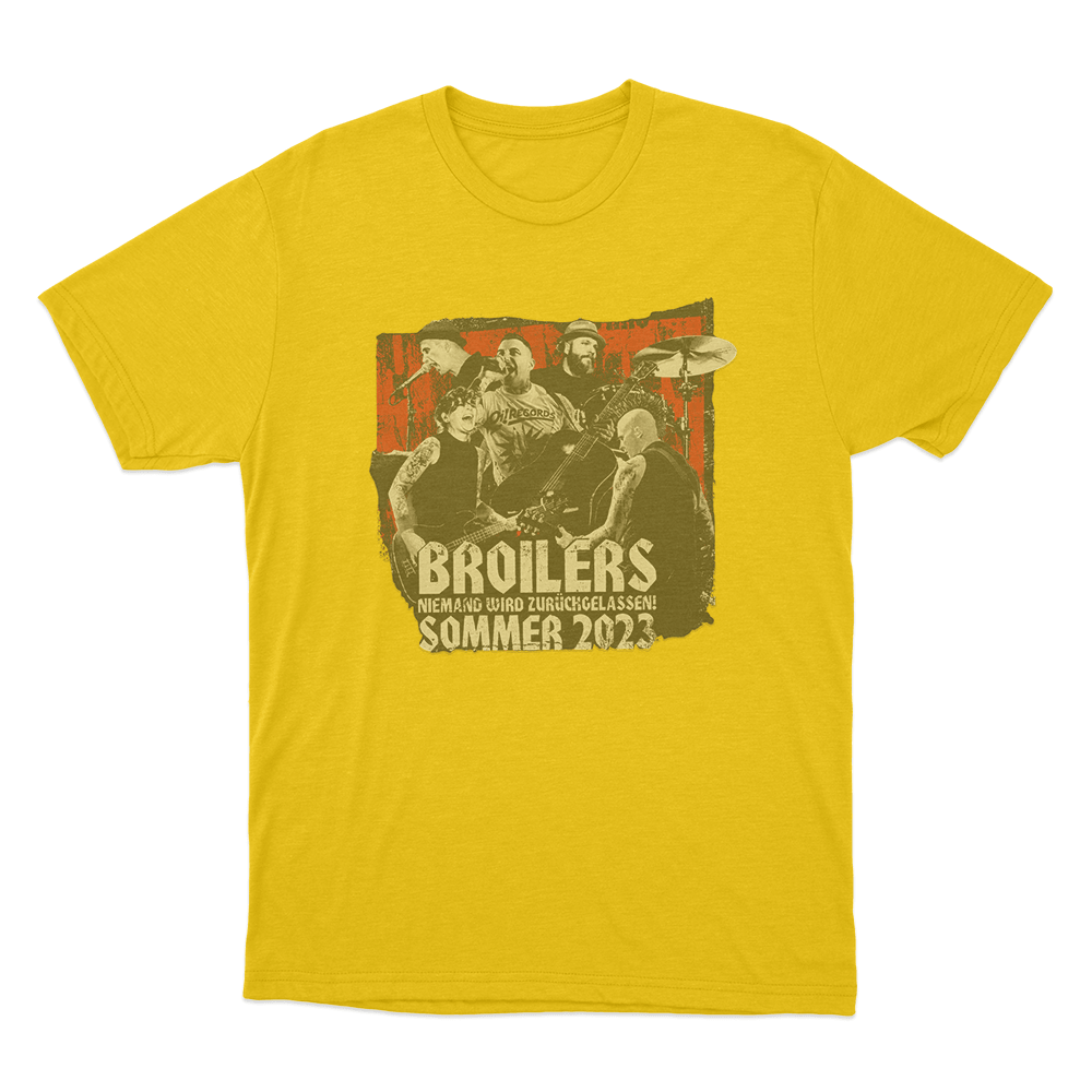Niemand Wird Zurückgelassen Tour Unisex T Shirt Yellow Niemand Wird Zuruckgelassen Tour Unisex T Shirt Yellow