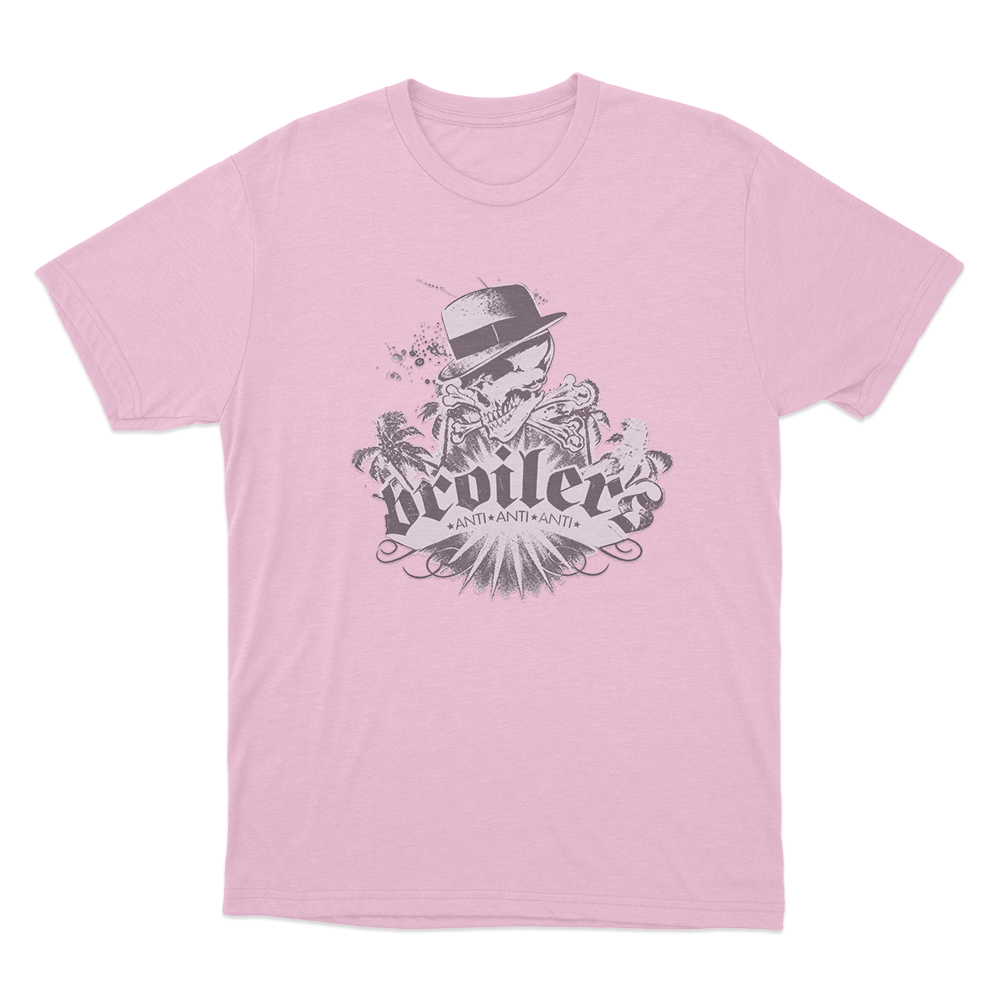 Skull And Palms Unisex T Shirt Pink Skull And Palms Unisex T Shirt Pink
