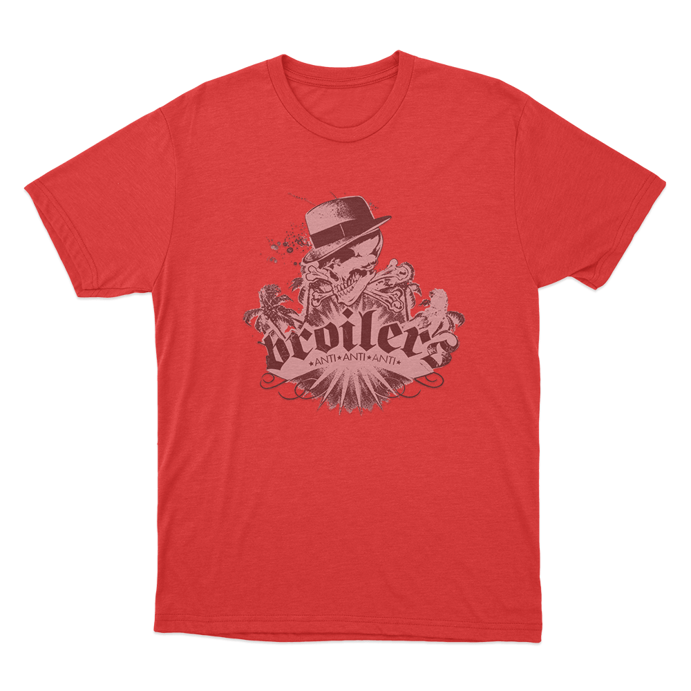 Skull And Palms Unisex T Shirt Red Skull And Palms Unisex T Shirt Red