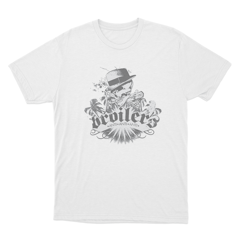 Skull And Palms Unisex T Shirt White Skull And Palms Unisex T Shirt White