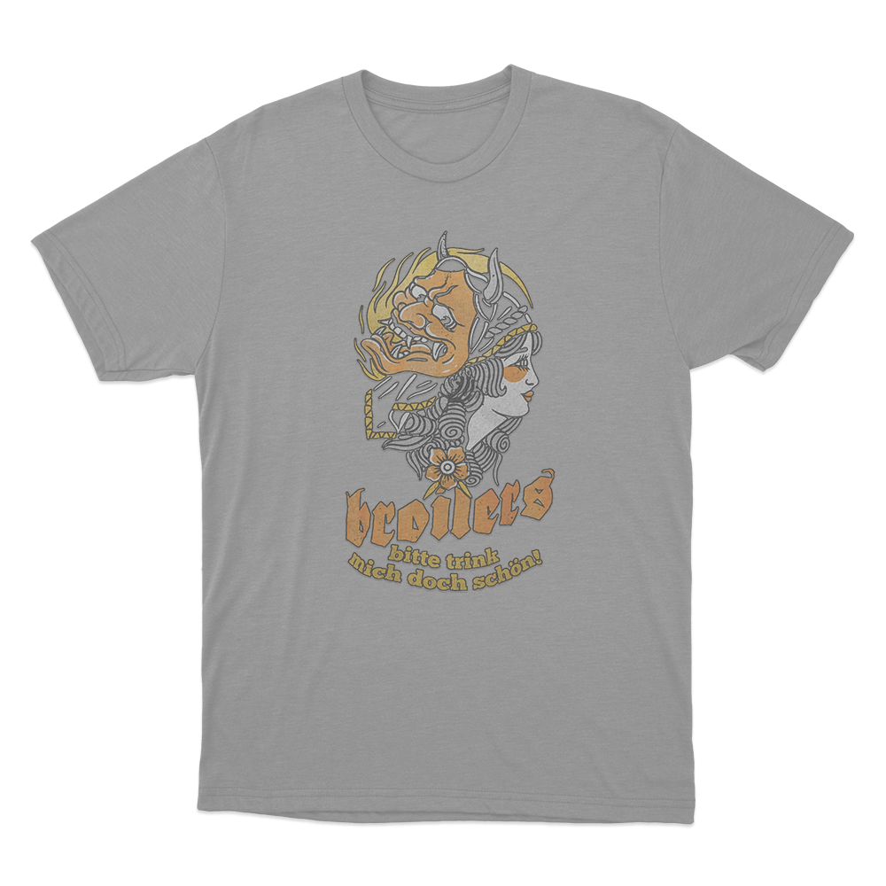 Trink Mich Doch Schön Unisex T Shirt Grey Trink Mich Doch Schon Unisex T Shirt Grey
