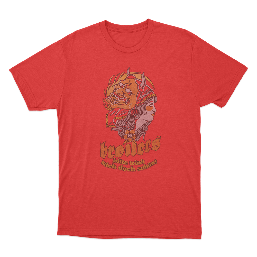 Trink Mich Doch Schön Unisex T Shirt Red Trink Mich Doch Schon Unisex T Shirt Red