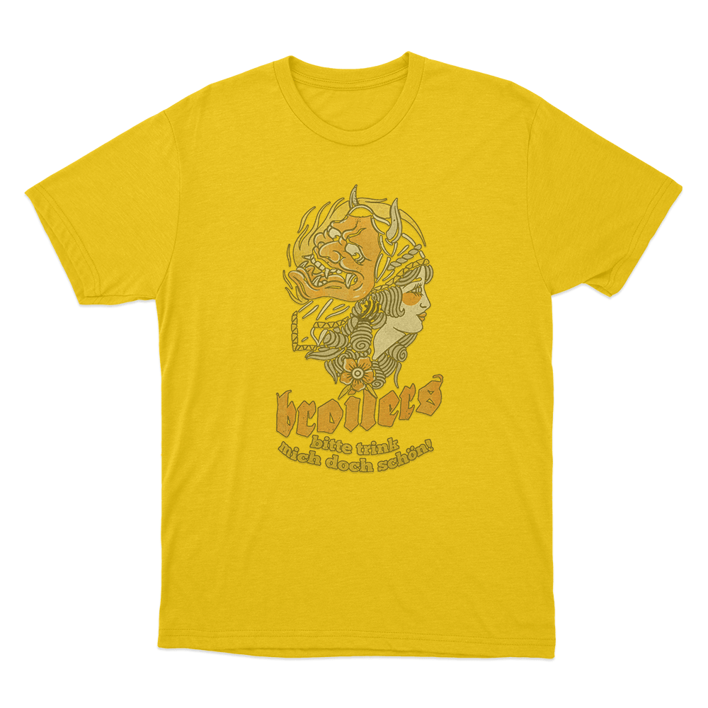 Trink Mich Doch Schön Unisex T Shirt Yellow Trink Mich Doch Schon Unisex T Shirt Yellow